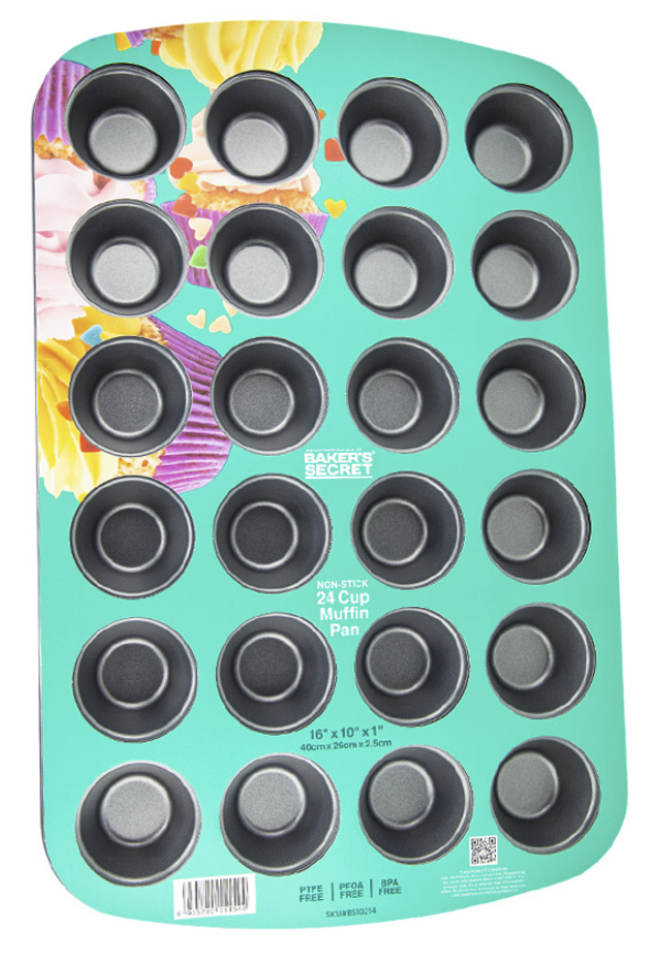 Baker’s Secret Essential Line 24 Mini-cup Muffin Pan